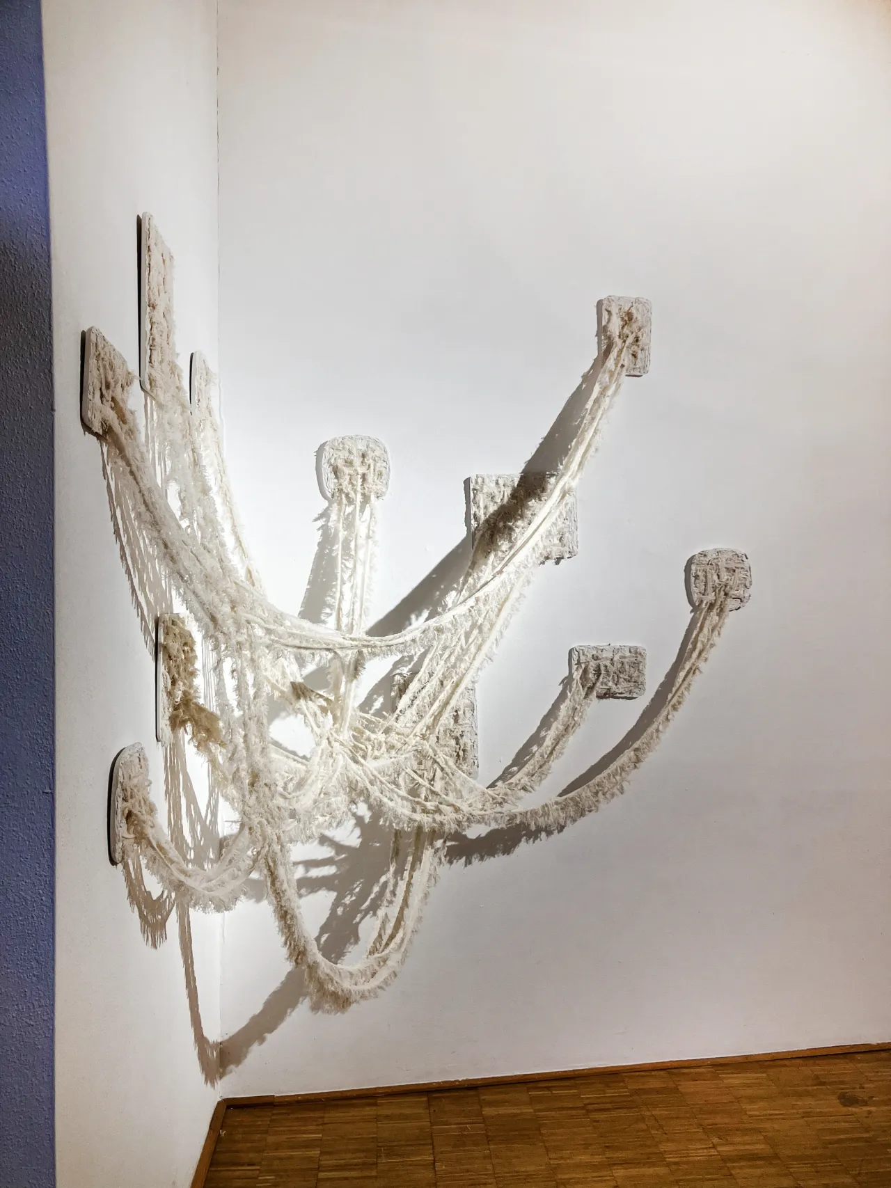Interwoven Walls - Interwoven Walls - Fabric Remnants and Plaster - 2025